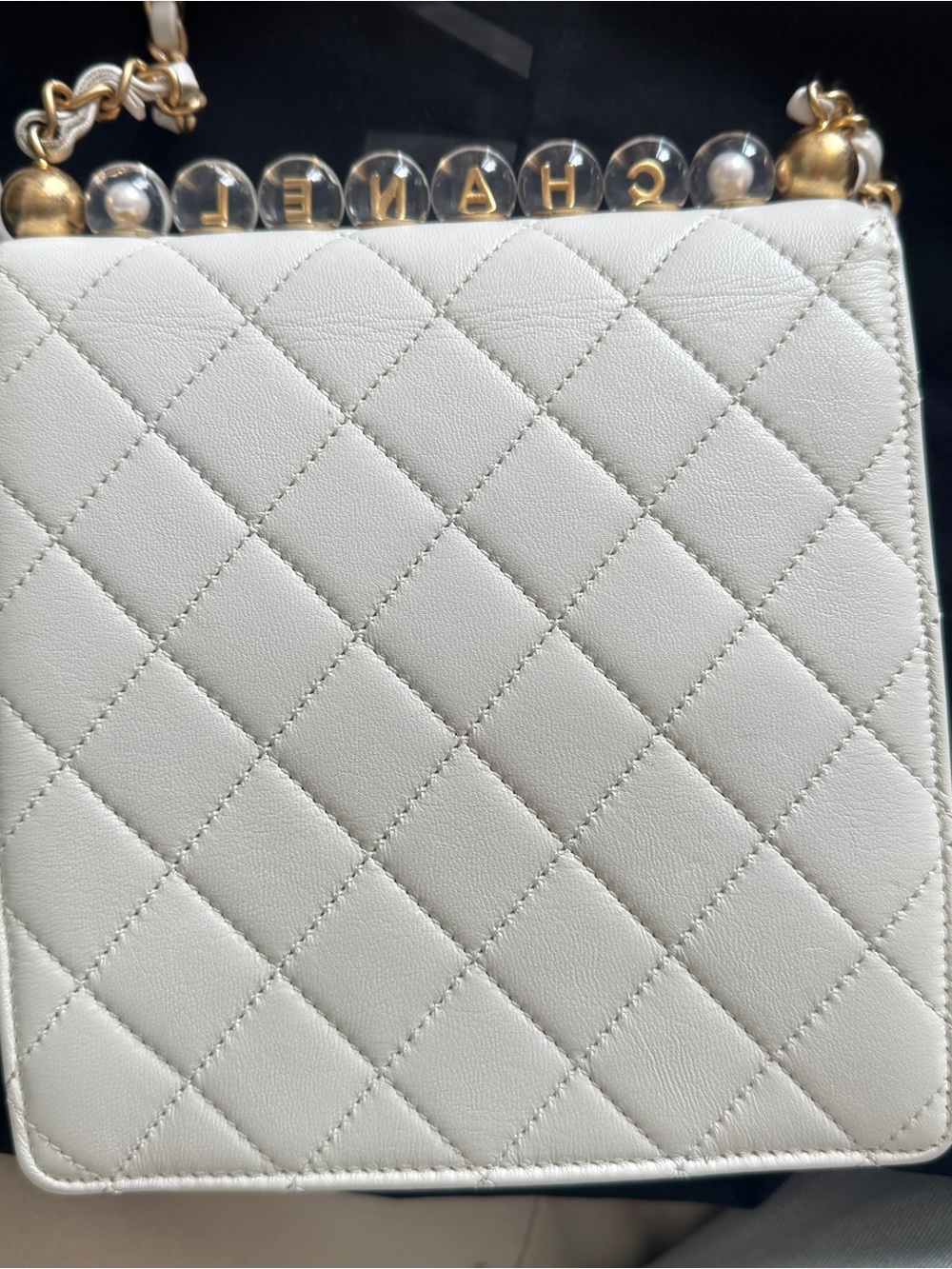 CHANEL Lambskin Quilted Mini Flap Bag with Gold CC Turnlock - Picture 7 of 7